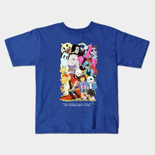 This shirt fills you with DETERMINATION Kids T-Shirt by LovelyKouga